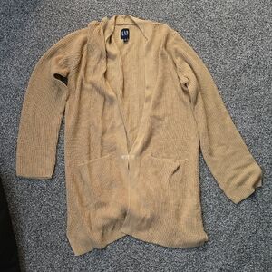 GAP Beige Knit Cardigan